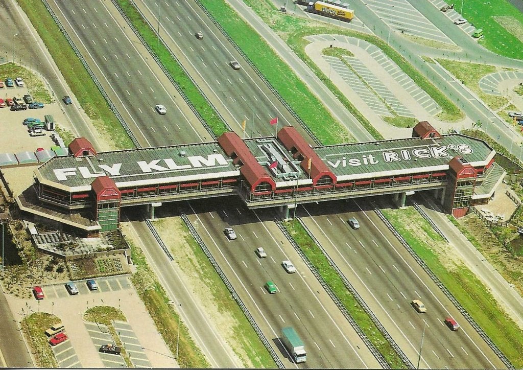 Hoofddorp- -Rick's Brugrestaurant., Ophalen of Verzenden, 1980 tot heden, Gelopen, Noord-Holland