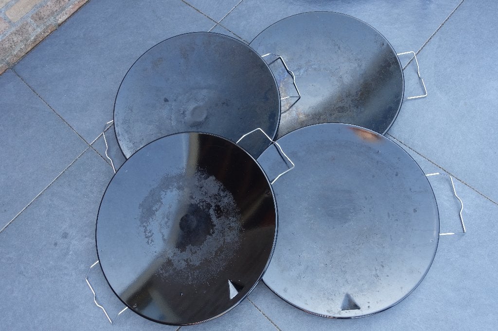 Losse Cadac skottelbraai BBQ onderdelen pan + Branders + Tas, Ophalen of Verzenden, Gebruikt