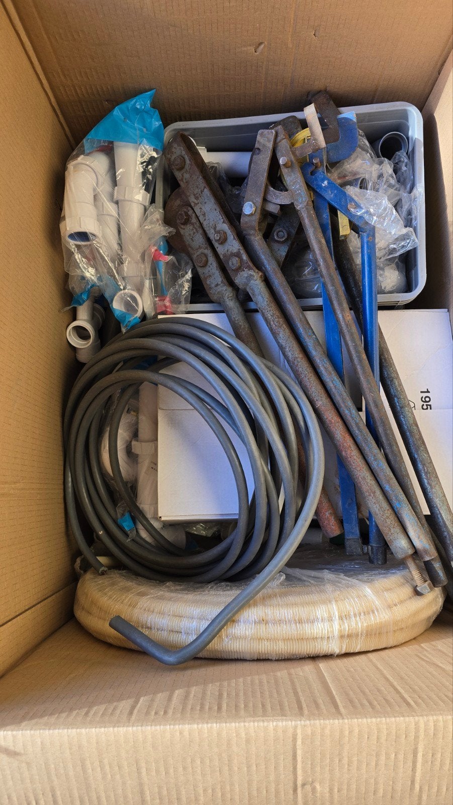 PVC stukken, buigijzers, electra en sifons, Ophalen, Gebruikt, Pvc, Overige typen
