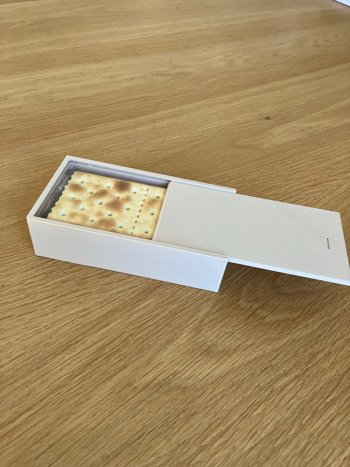Handig doosje voor pakje crackers