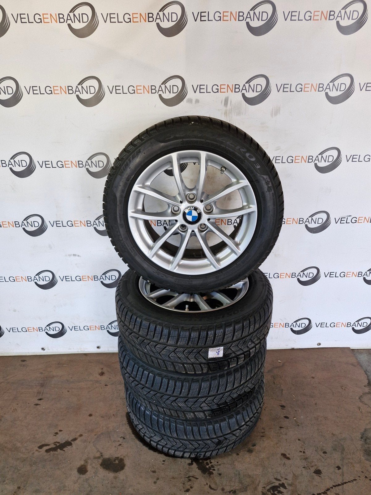 Winterset BMW 1 serie F20 2 serie F22 5x120 205 55 16 72.5, Ophalen, Gebruikt, 16 inch, .