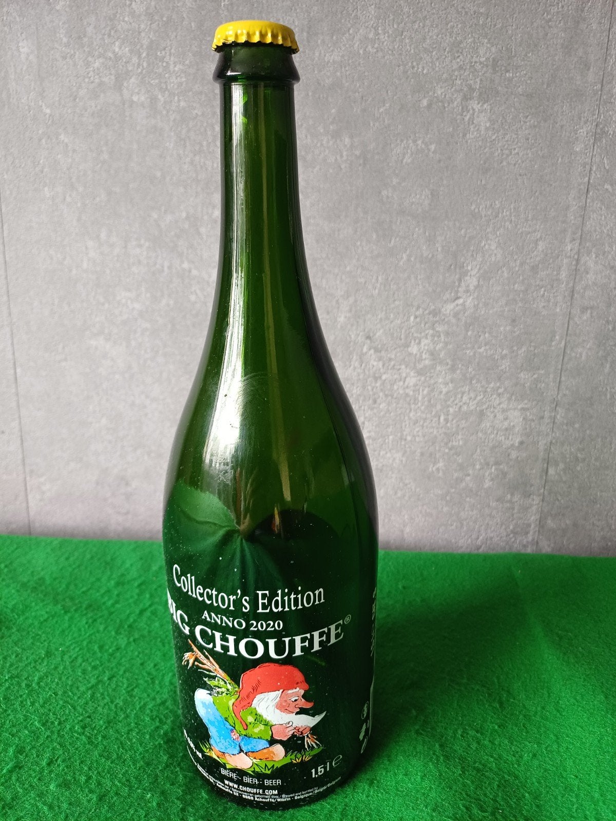 Big Chouffe Collectors Edition 2020 Leeg Fles, Verzamelen, Biermerken, Ophalen of Verzenden, Gebruikt, Flesje(s), Overige merken