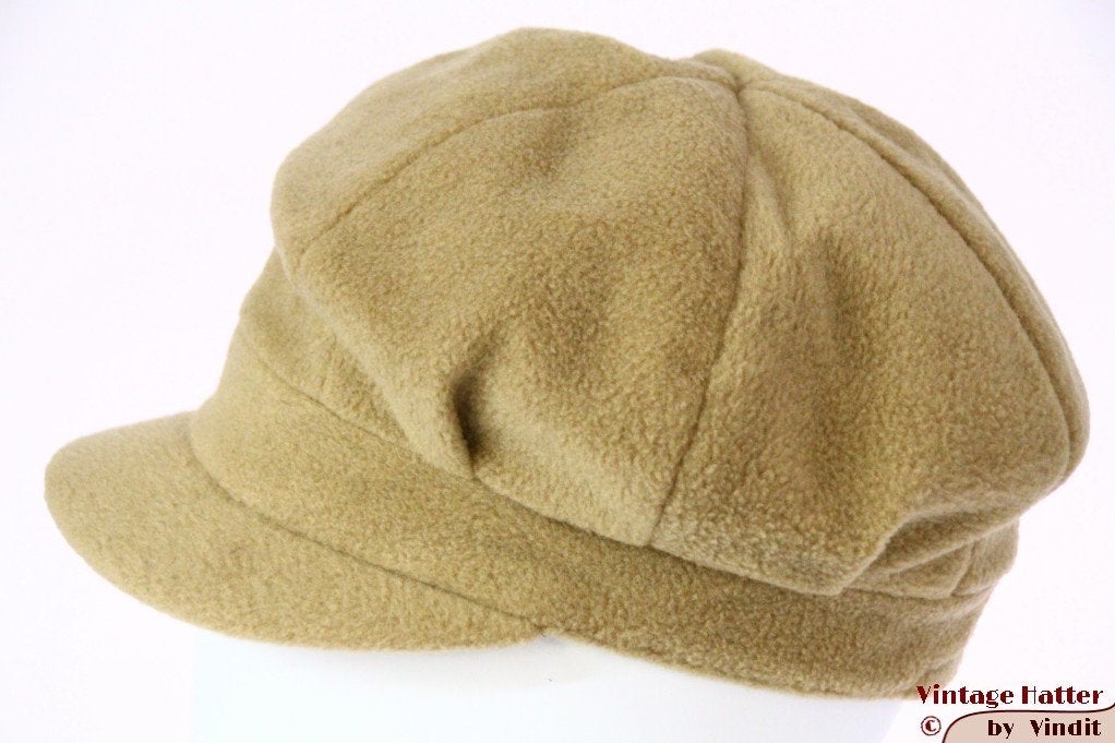 Winter ballonpet RV International geel beige fleece 55-57, Kleding | Dames, 56 of 57 cm (M, 7 of 7⅛ inch), Nieuw, Ophalen of Verzenden