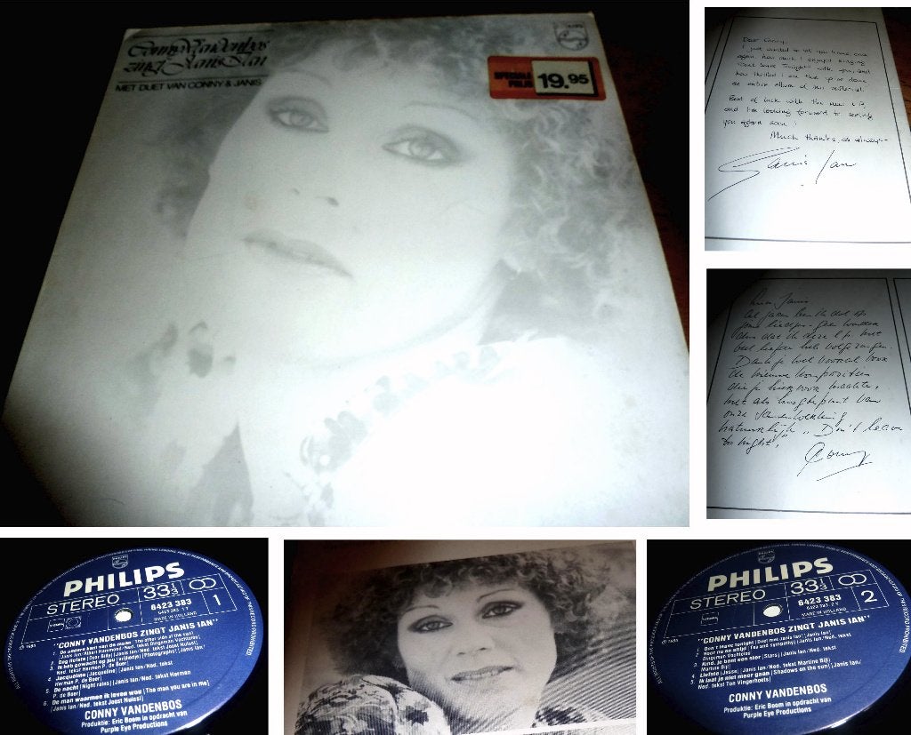 Conny van den Bos LP Zingt Janis Ian + duet Janis Ian 1980-, Ophalen of Verzenden, LP