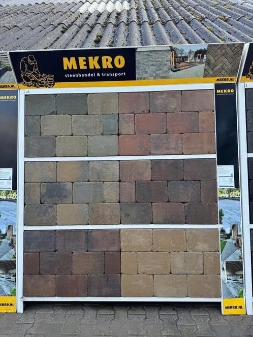 stonique trommel 20x30x6 musselkalk, Klinkers, Nieuw, Ophalen of Verzenden, 10 m² of meer