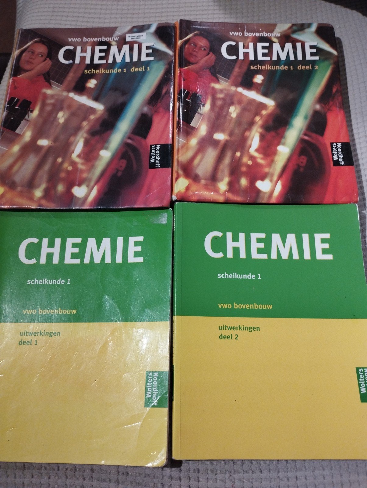Chemie scheikunde VWO bovenbouw deel 1, 2 en uitwerkingen, Ophalen of Verzenden, Beta, Gelezen