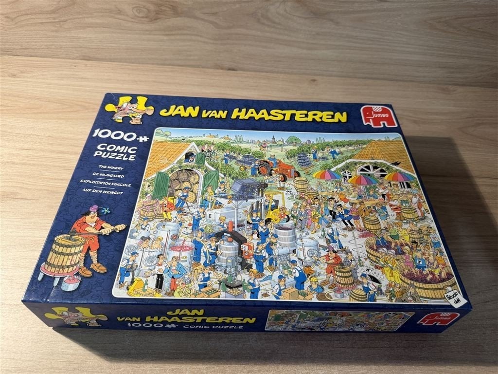 Jan van Haasteren - de wijngaard - 1000 stuks - s6657, Verzenden, 500 t/m 1500 stukjes, Zo goed als nieuw