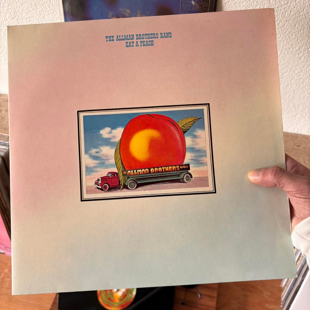 Allman Brothers Band - Eat A Peach (2xLP) 1972, Gebruikt, Inclusief binnenhoes, Ophalen of Verzenden, 1970 - 1979