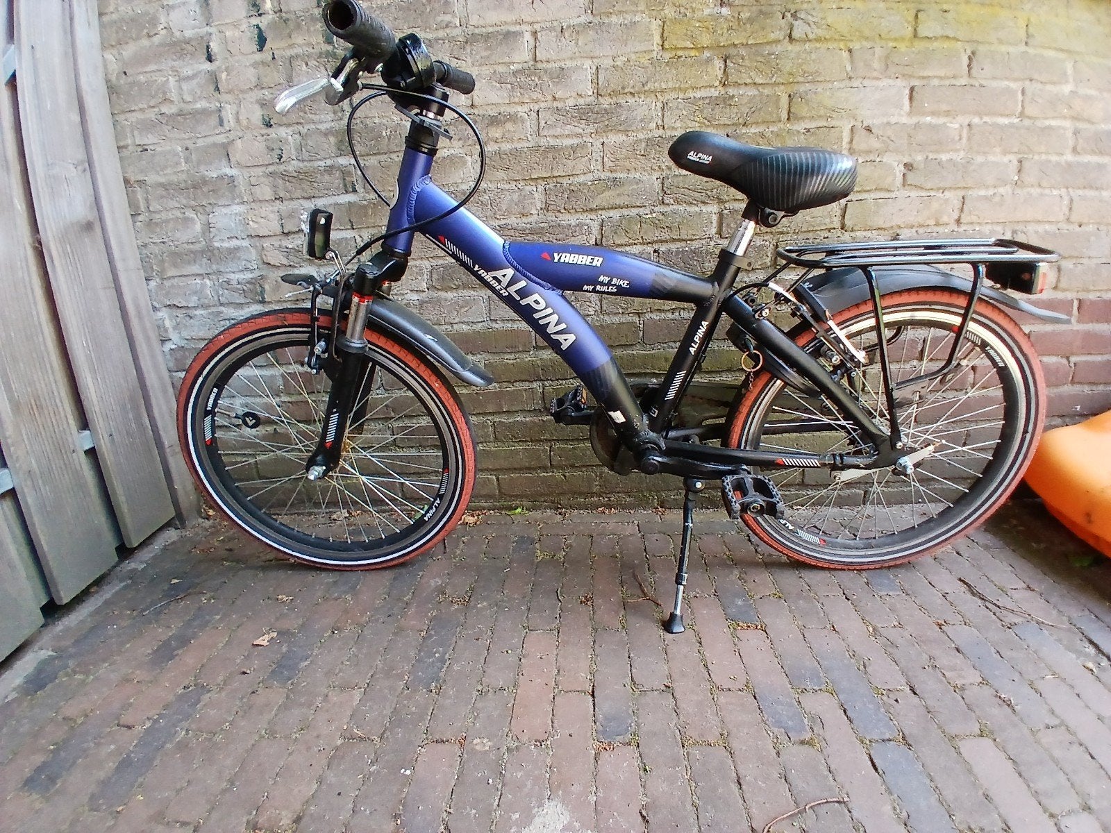 Alpina kinderfiets 20 inch voor 4-5 jaar, Fietsen en Brommers, Fietsen | Heren | Herenfietsen, Gebruikt, Velgrem, Minder dan 49 cm