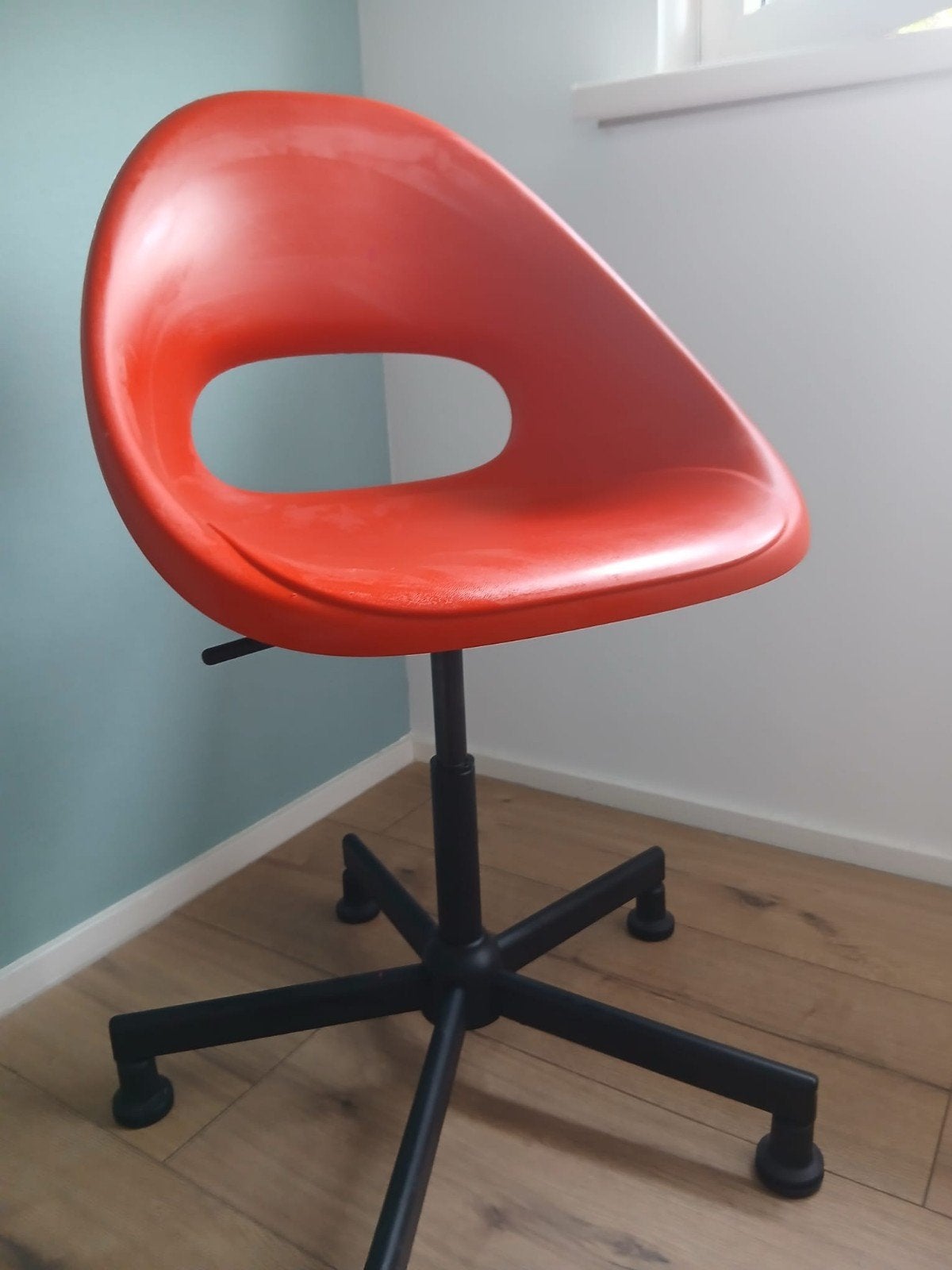 Bureaustoel rood tiener, Ophalen, Rood