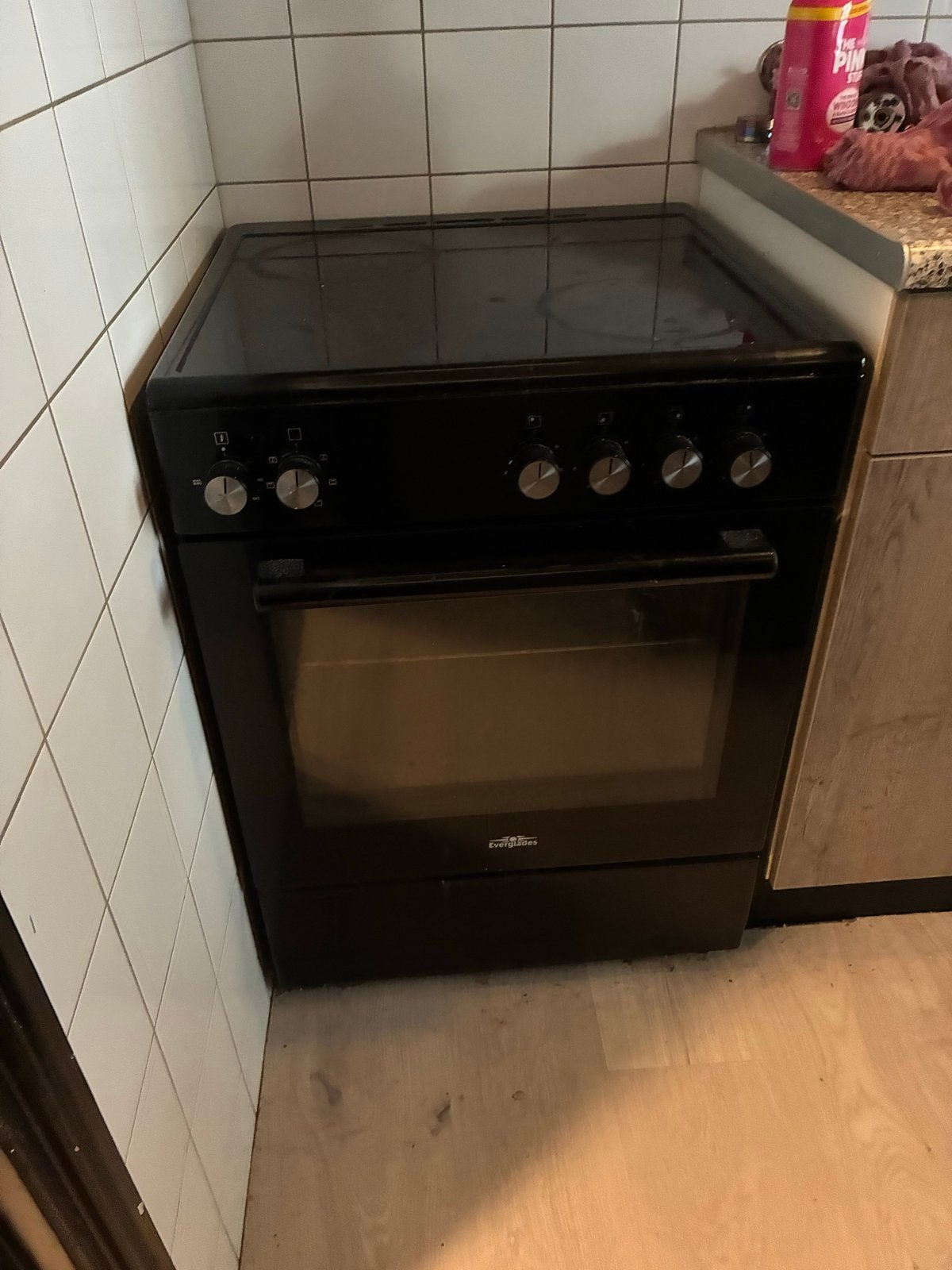 Elektrisch fornuis met oven, Ophalen, Gebruikt, 60 cm of meer, 4 kookzones