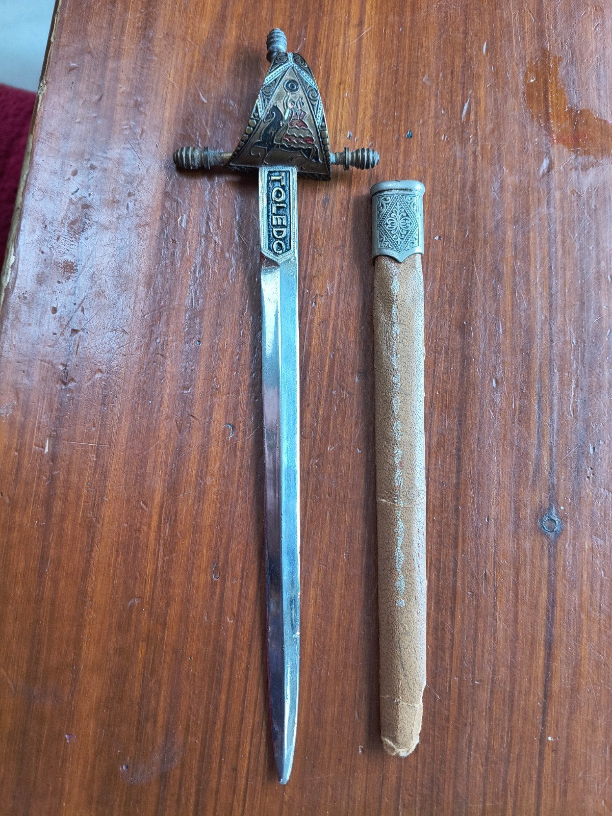 Vintage Toledo Briefopener / Mini Zwaard, Verzamelen, Ophalen of Verzenden, Gebruikt