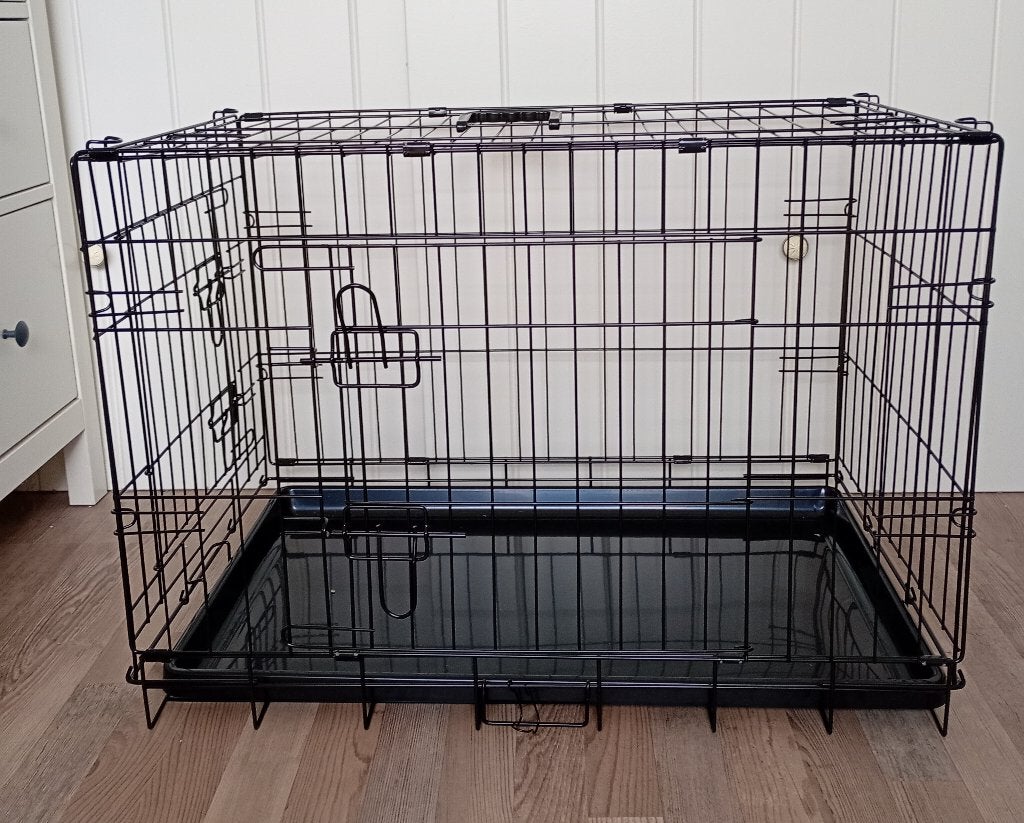 Adori Hondenbench Zwart 76x48x54 cm, Dieren en Toebehoren, Ophalen, Zo goed als nieuw