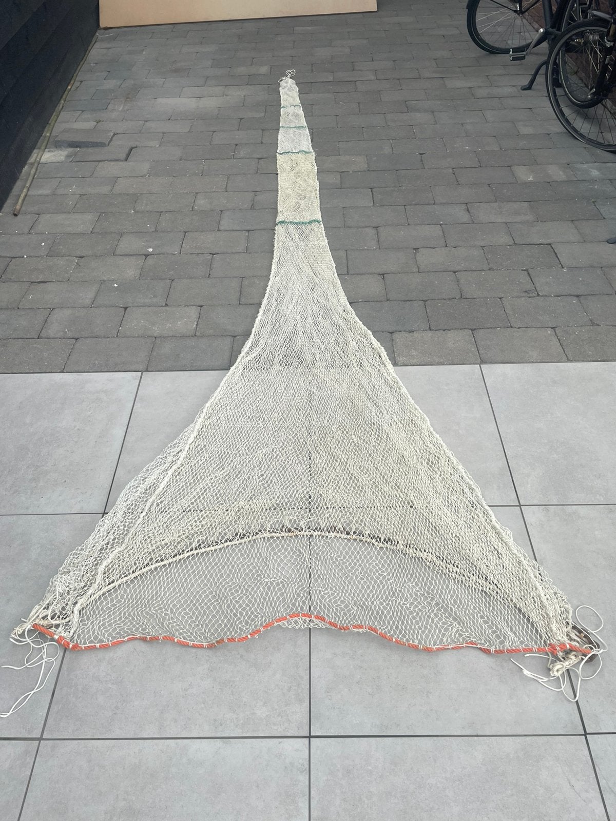 Garnalennet 140cm breed, Ophalen of Verzenden, Zo goed als nieuw, Net of Fuik