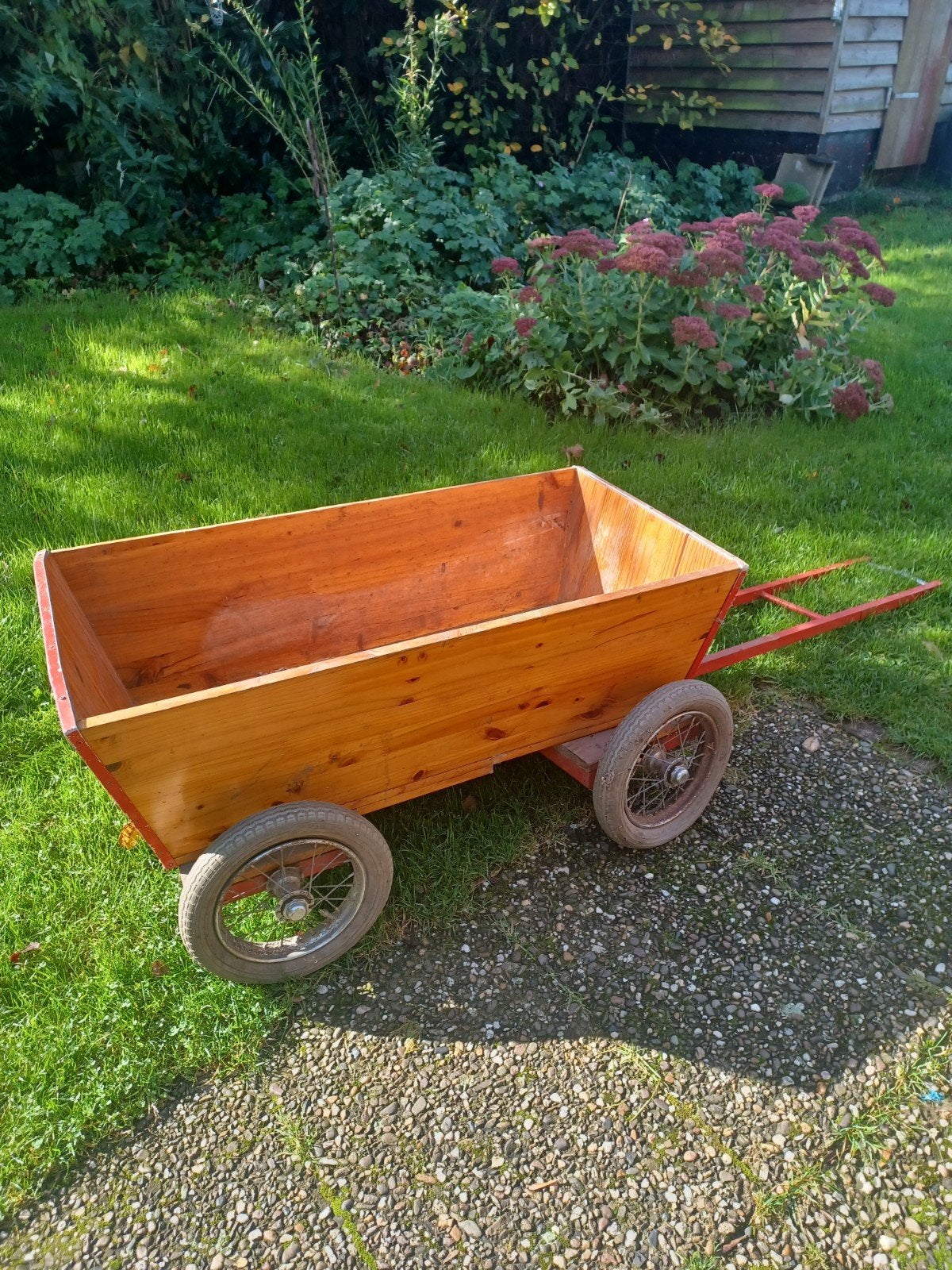 Houten bolderkar, Caravans en Kamperen, Ophalen, Gebruikt