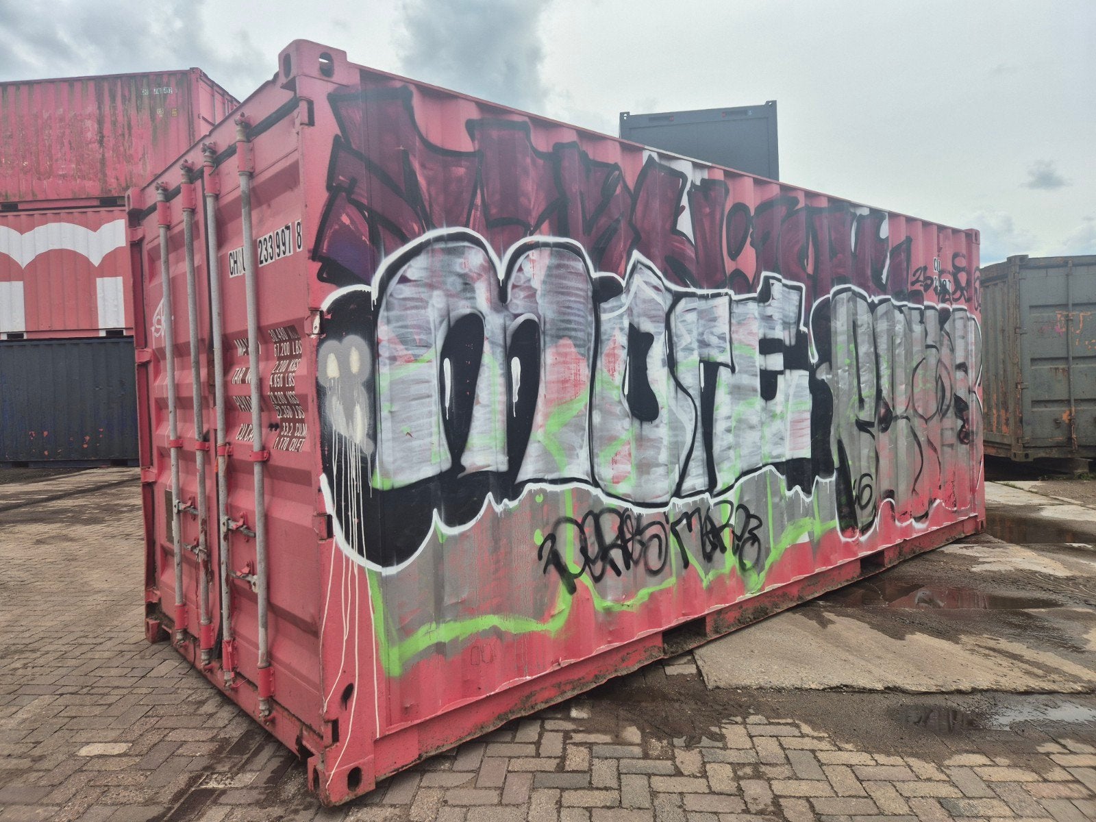 20ft zeecontainer | Kunst | graffiti | opslag | constructie, Ophalen of Verzenden