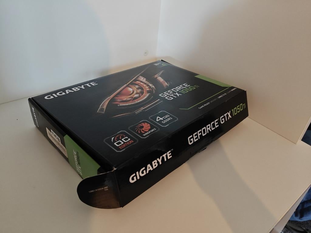 Gigabyte GeForce GTX 1050 Ti OC Edition 4GB GDDR5, Computers en Software, Videokaarten, Zo goed als nieuw, Nvidia, PCI-Express 3.0