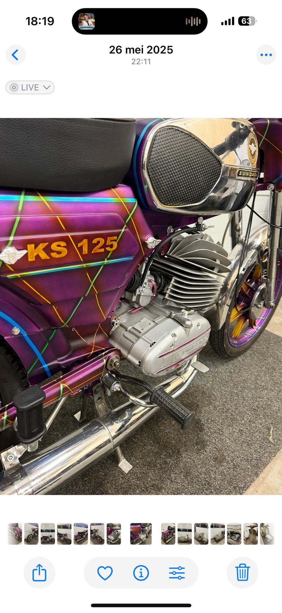 Zundapp 517 125 cc Special Paint - Uniek exemplaar!, Motoren, Gebruikt, Particulier, Overig, Handgeschakeld