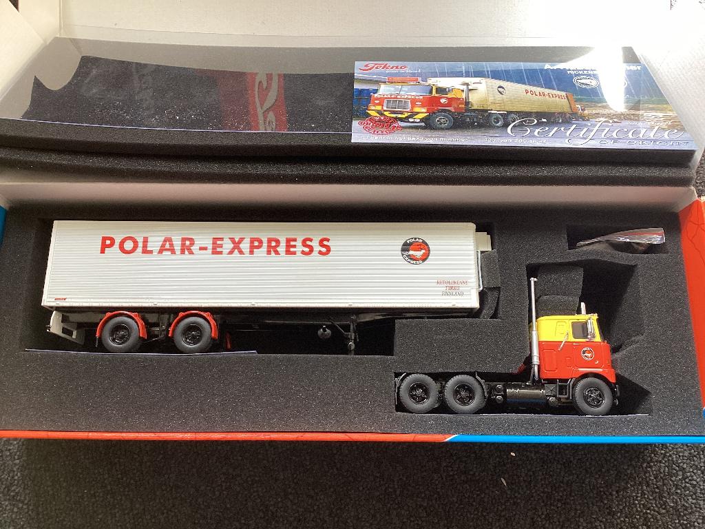 Tekno Mack Habermacher/Polar Express, Hobby en Vrije tijd, Modelauto's | 1:50, Ophalen of Verzenden, Nieuw, Bus of Vrachtwagen