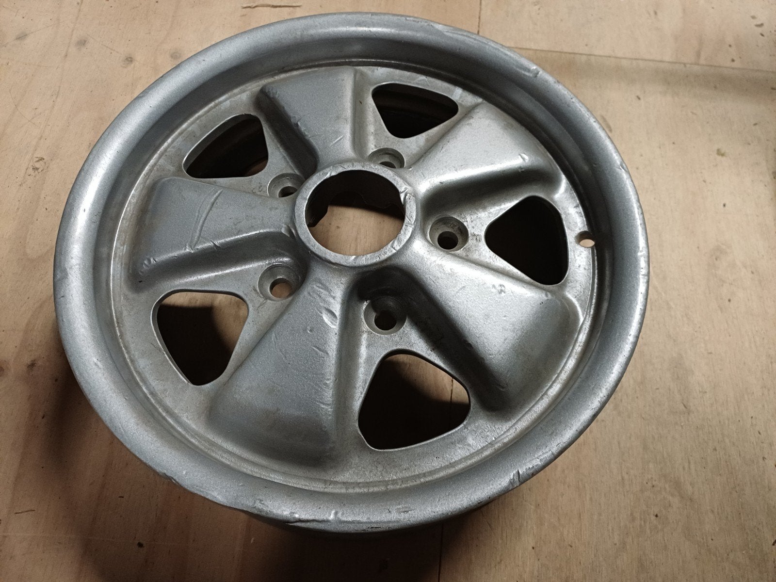 14 INCH PORSCHE FUCHS "AUTOCROSS" VELGEN VERSMALD FUCHS, Auto-onderdelen, Ophalen, 14 inch, PORSCHE FUCHS, Gebruikt