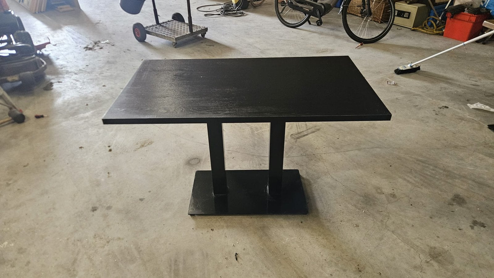 Houten tafel, Ophalen, Zo goed als nieuw, Rechthoekig, 50 tot 100 cm