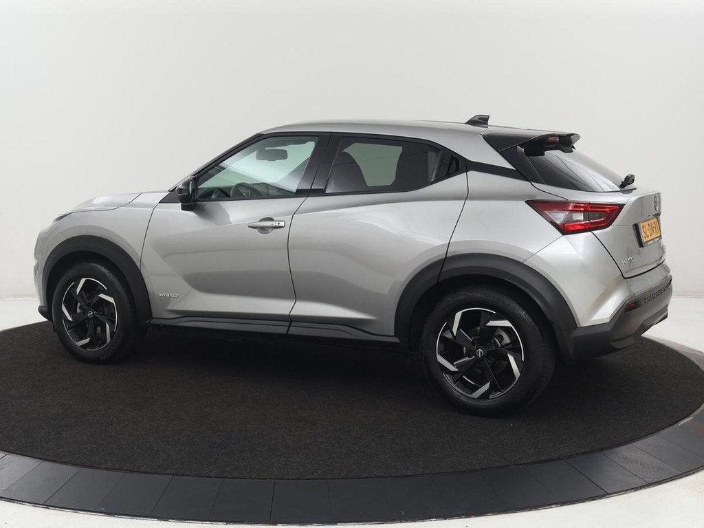 Nissan Juke 1.6 Hybrid Tekna | 360 Camera | Adaptive cruise, Auto's, Nissan, 1300 kg, Leder en Stof, Bedrijf, Hybride Elektrisch/Benzine