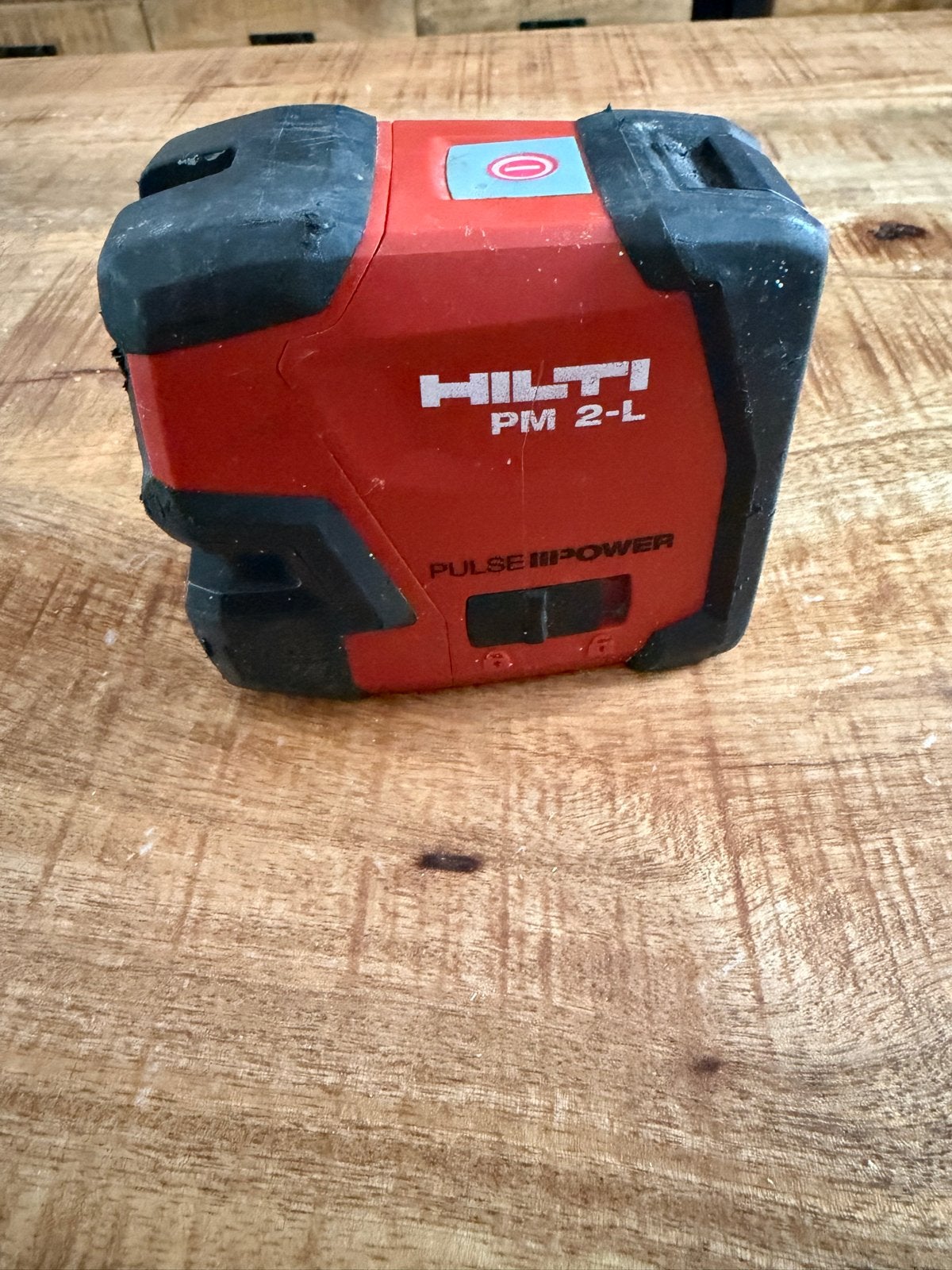 Hilti PM 2-L kruislijnlaser - Gebruikt, Ophalen of Verzenden, Gebruikt, Licht