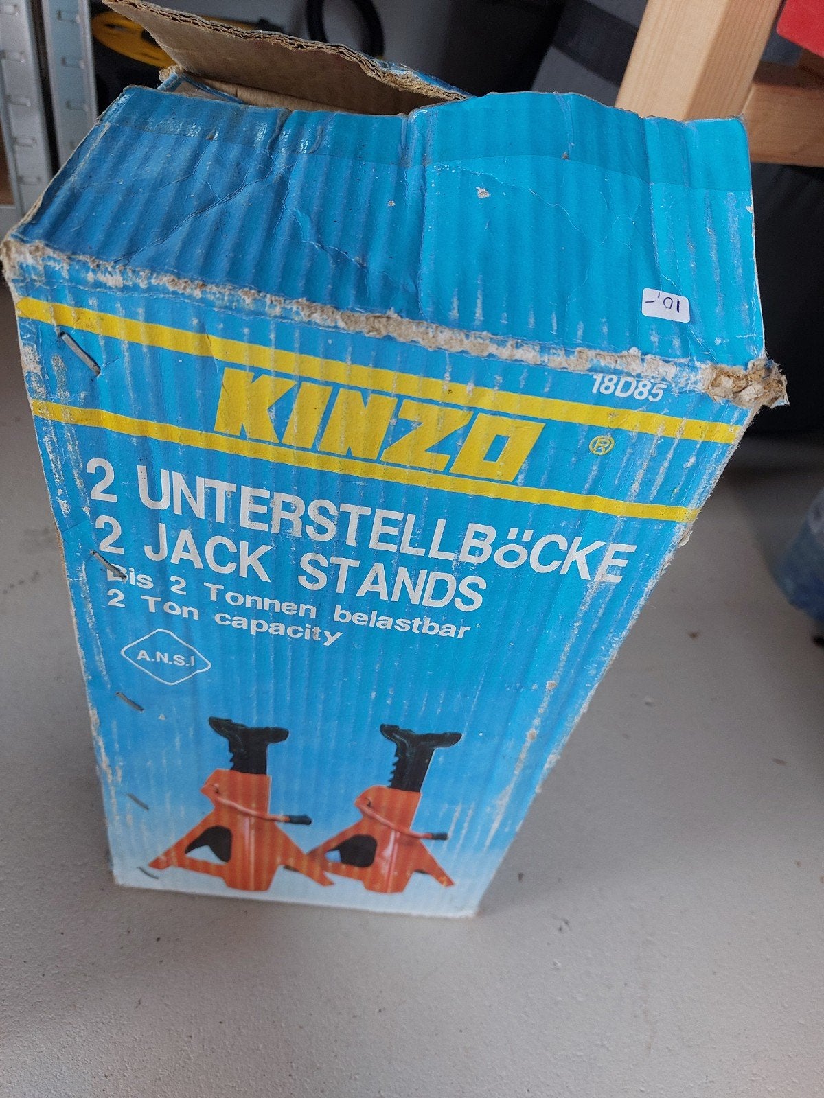 Kinzo 2 Ton Onderstelbokken - Set van 2, Ophalen