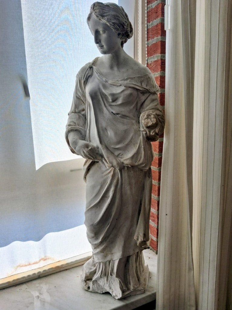 Klassiek Vrouwenbeeld (95 cm) – Grieks / Romeinse Stijl, Antiek en Kunst, Ophalen