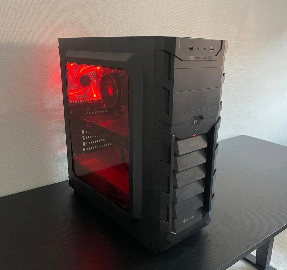 Betaalbare Gaming PC | Ryzen 5 2600 | GTX 1080 + Monitor, Computers en Software, Ophalen, HDD, AMD Ryzen 5, Zo goed als nieuw
