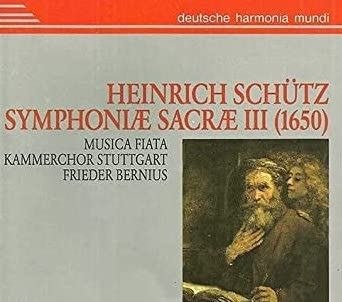 SCHUTZ Symphoniae sacrae 2 - CD BERNIUS DHM TOP CONDITIE, Ophalen of Verzenden, Barok, Zo goed als nieuw