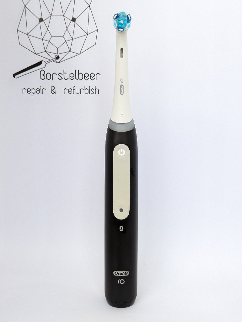 Oral B IO4 zwart 1 jaar garantie!, Weena 10, Oral b, Ophalen of Verzenden, Zo goed als nieuw
