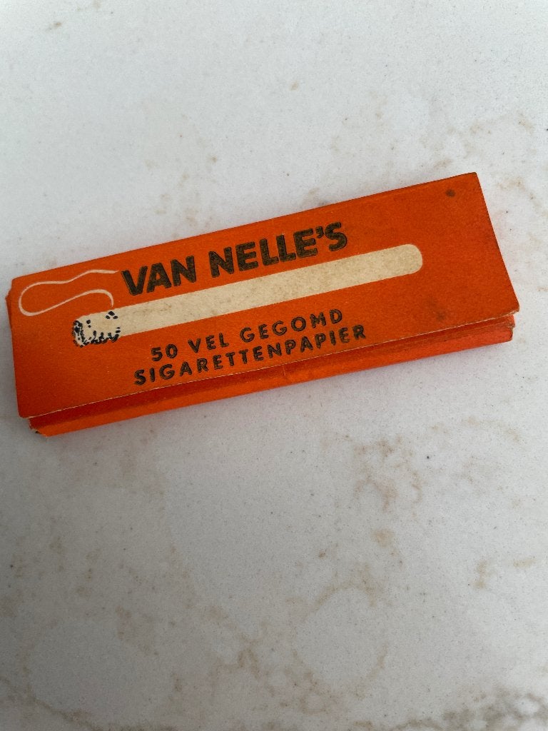 Vintage vol pakje vloeitjes Van Nelle sigarettenpapier, Verzamelen, Rookartikelen, Aanstekers en Luciferdoosjes, Ophalen of Verzenden