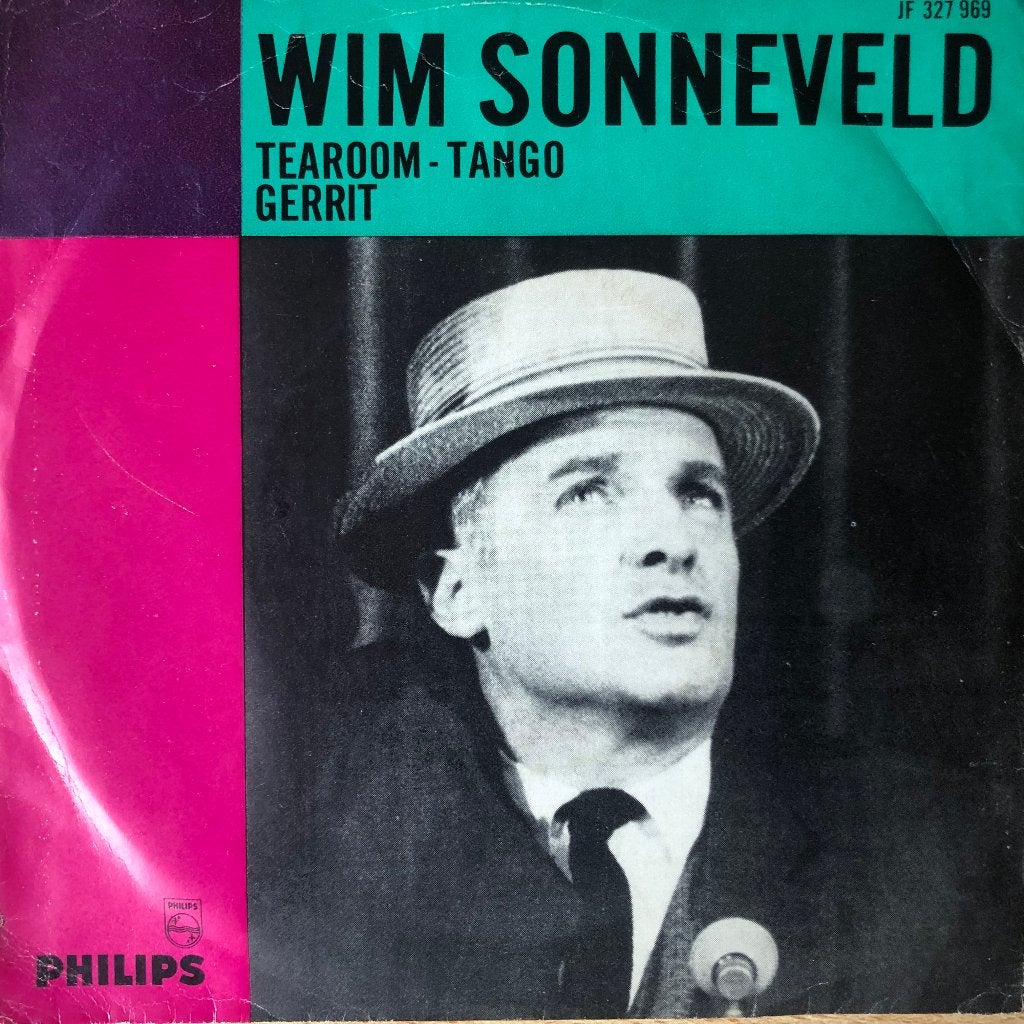 1966	Wim Sonneveld			Tearoom Tango, 7 inch, Zo goed als nieuw, Humor en Cabaret, Fotohoes
