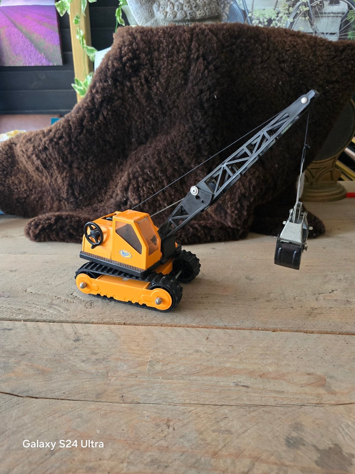 025 > vintage Tonka rupskraan, Ophalen