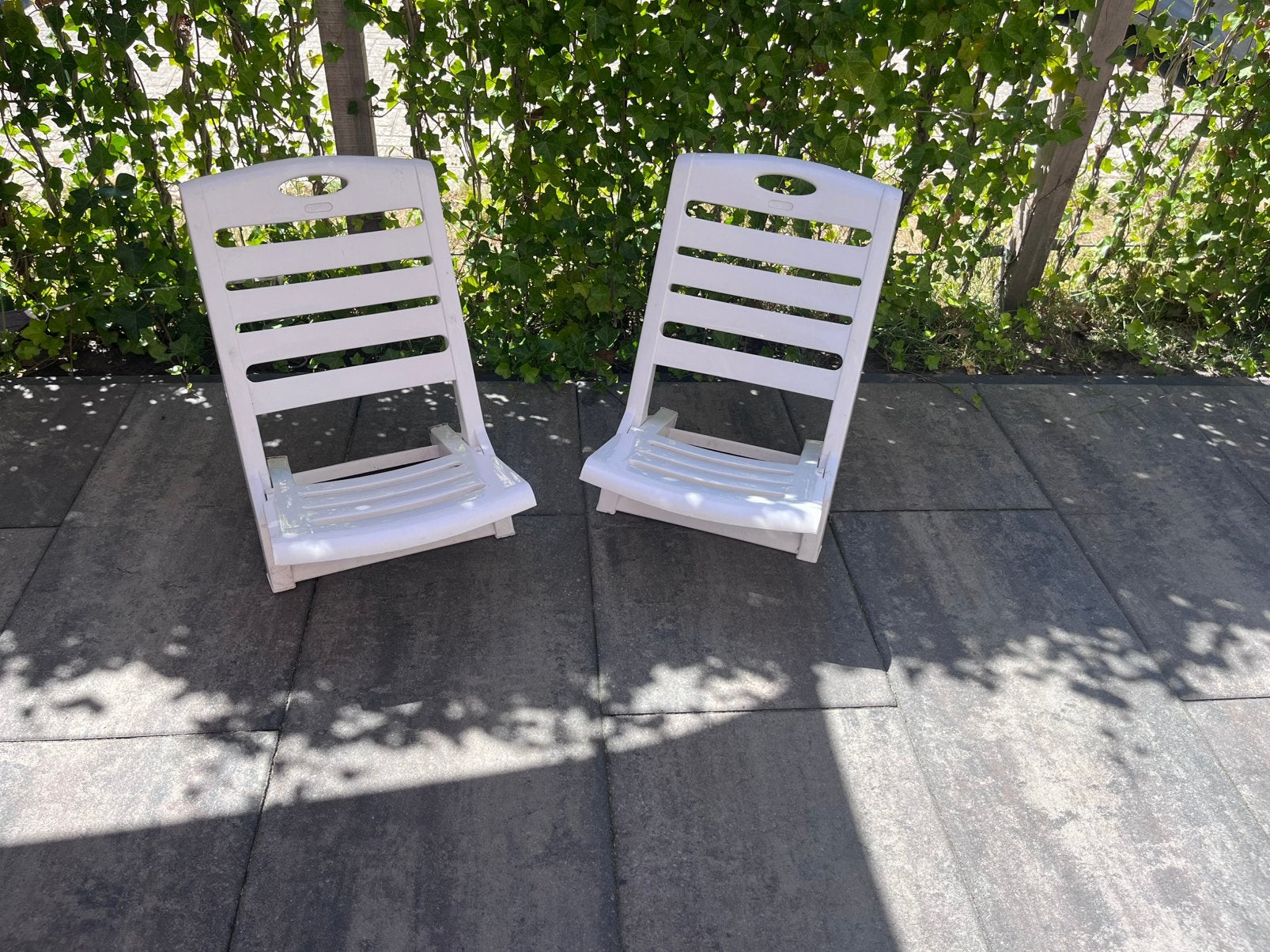 kleine keter klapstoel, Tuin en Terras, Ophalen, Zo goed als nieuw, Kunststof