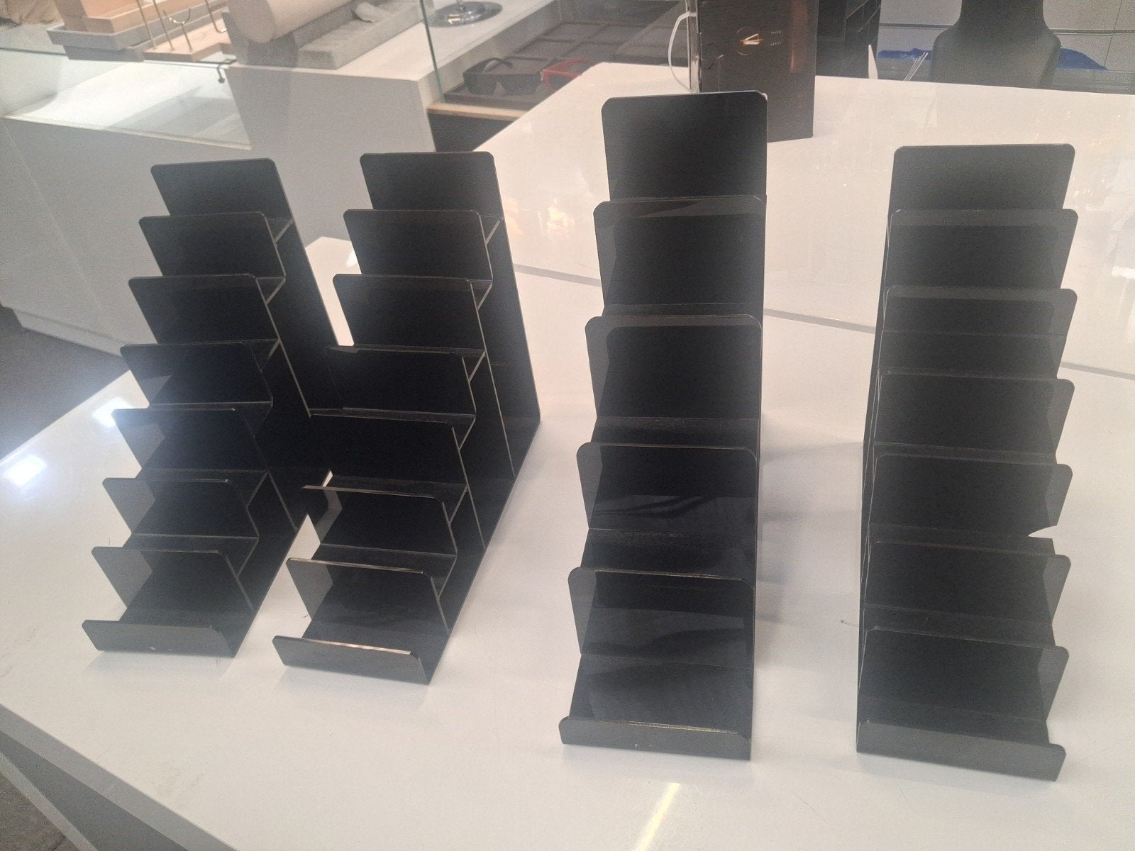 Zwarte Acryl Display Standaards - Set van 4, Ophalen of Verzenden, Gebruikt