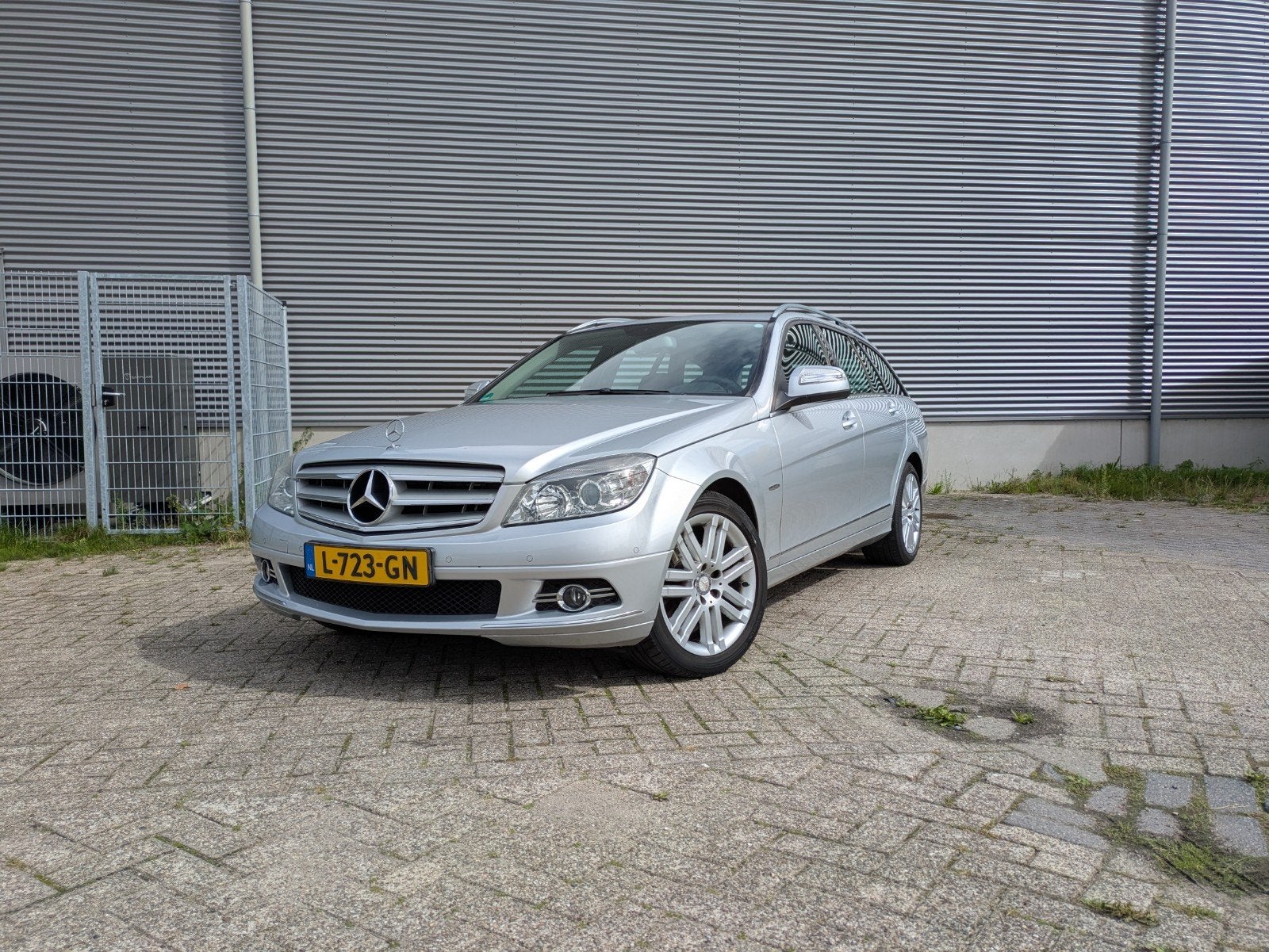 Mercedes-Benz C-Klasse 1.8 C180 Kompressor Estate 2008 Grijs, 13 km/l, Achterwielaandrijving, Zwart, 1435 kg