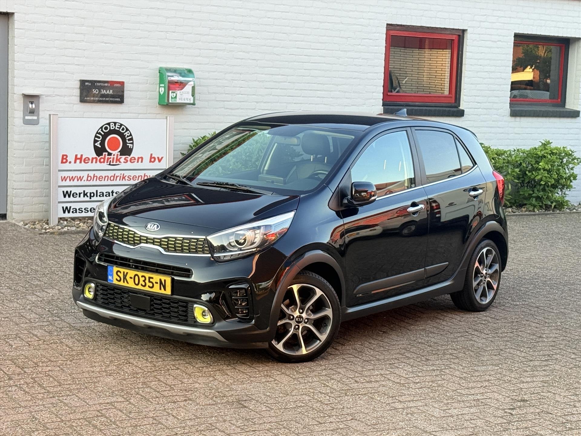 Kia Picanto 1.0 T-GDi 100pk 5-zits X-Line/ Camera achter/ st, Auto's, Kia, Bedrijf, Te koop, Picanto, ABS, Achteruitrijcamera
