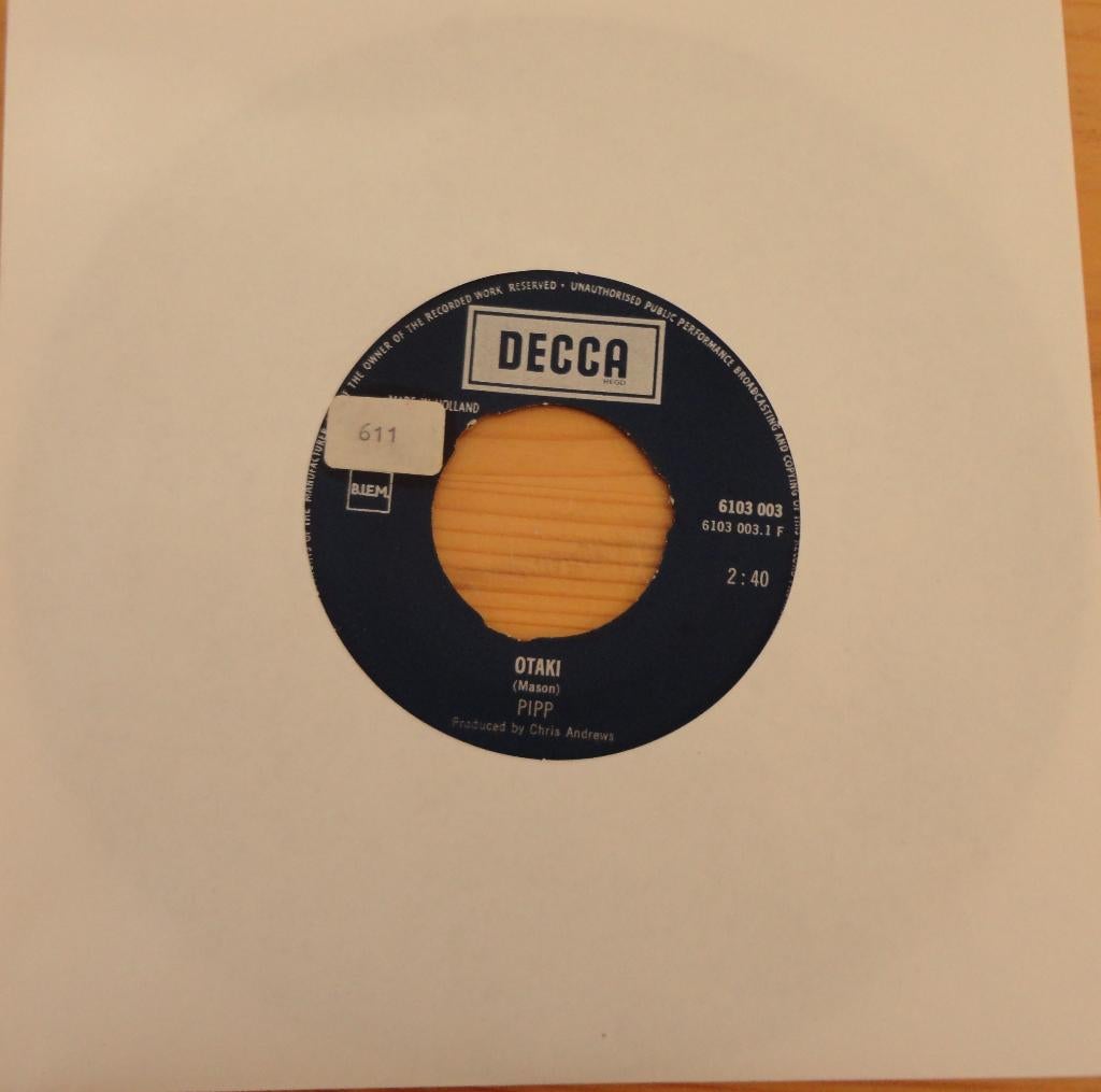 Pipp > Otaki, Gebruikt, 7 inch, Single, Ophalen of Verzenden