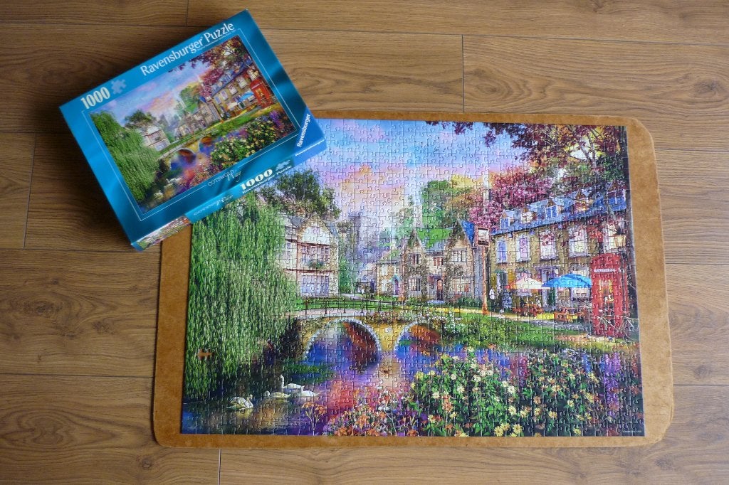 Ravensburger puzzel '' COTSWOLD WAY '' 1000 - 1 stukje., Ophalen, 500 t/m 1500 stukjes, Gebruikt, Legpuzzel