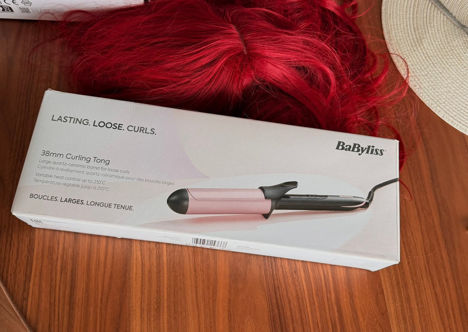 BaByliss 38mm Curling Tong, Ophalen of Verzenden, Zo goed als nieuw, Haarverzorging