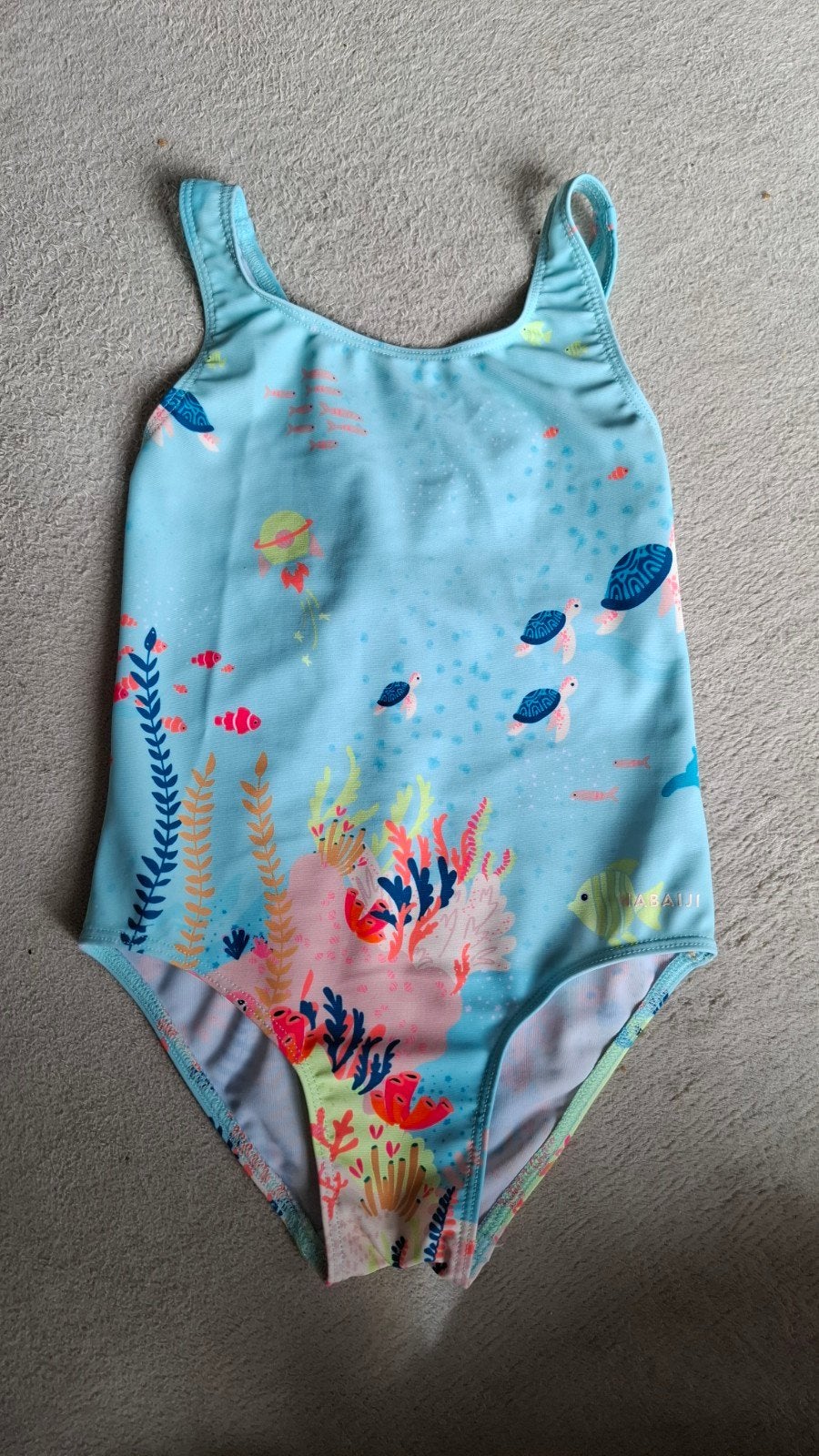 Nabaiji badpak 3-4 jaar (96-102 cm) met zeedieren, Nabaiji, Meisje, Badpak, Nieuw