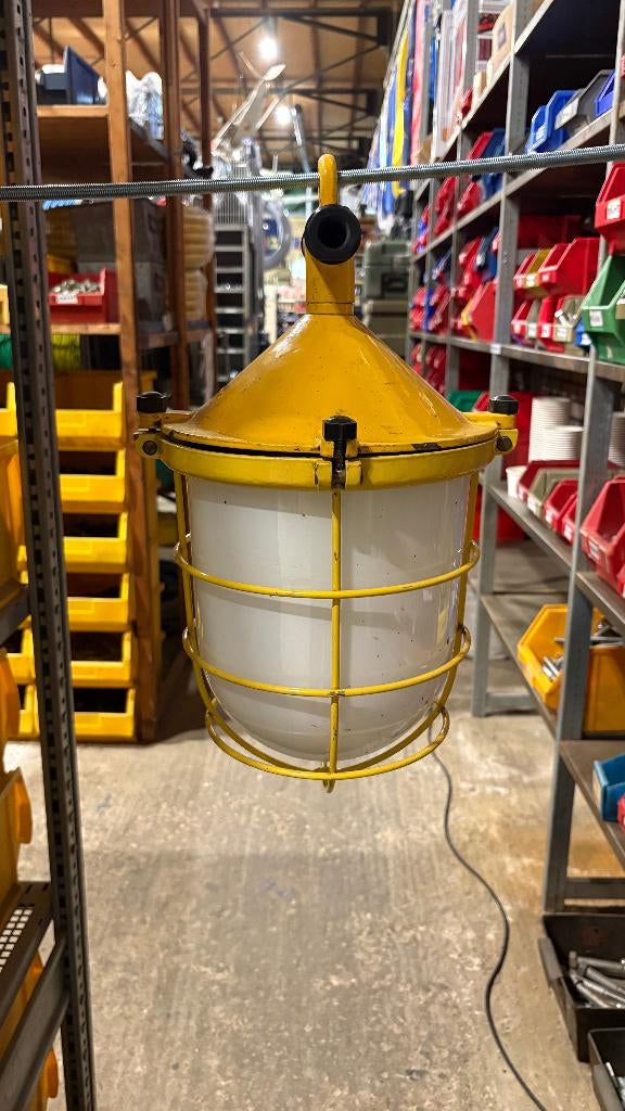 Hanglamp Vintage, Ophalen of Verzenden, Zo goed als nieuw, Industrieel, Minder dan 50 cm