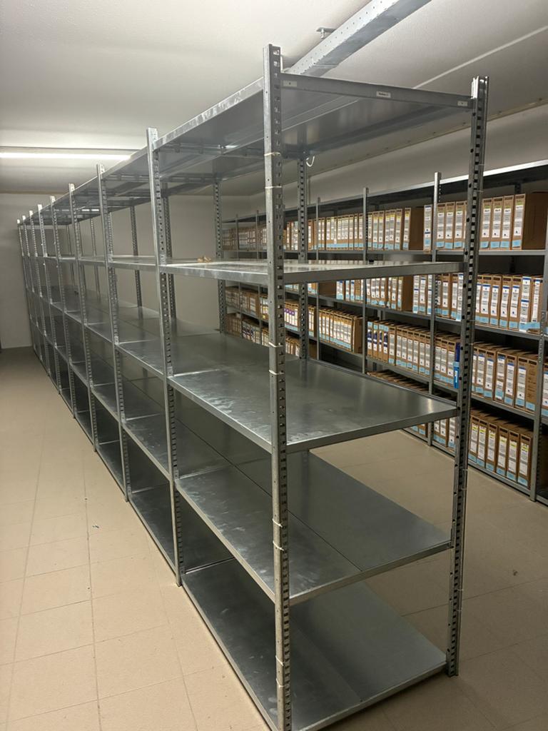 Te koop stalen magazijnstelling., Ophalen