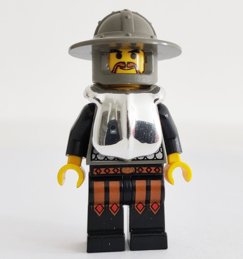 LEGO Minifig Poppetje Castle Knights Kingdom I Ridder cas202, Lego, Ophalen of Verzenden, Zo goed als nieuw, Minifiguur