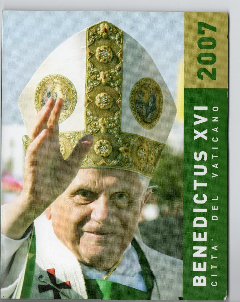 Vaticaan Probeset 2007, Postzegels en Munten, Munten | Europa | Euromunten, Verzenden, Vaticaanstad, 2 euro