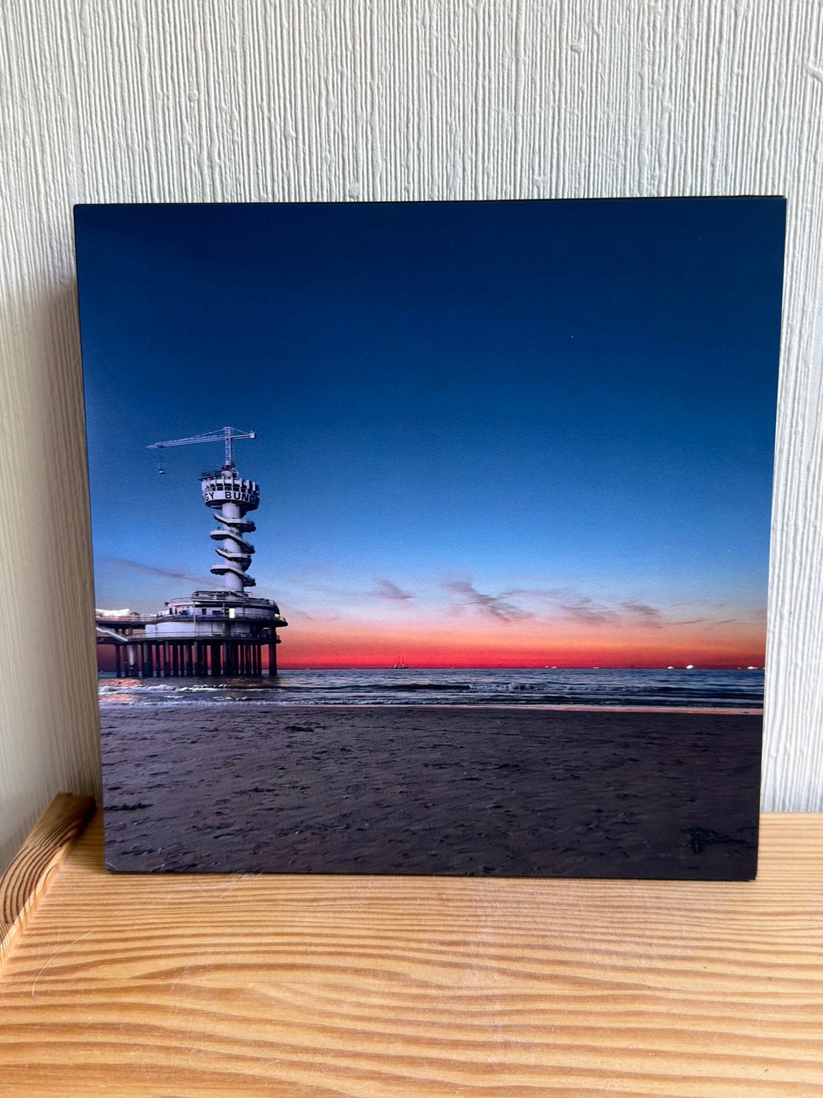 Fototegel zonsondergang scheveningen, Minder dan 50 cm, Oorspronkelijke maker, Overige typen, Nieuw