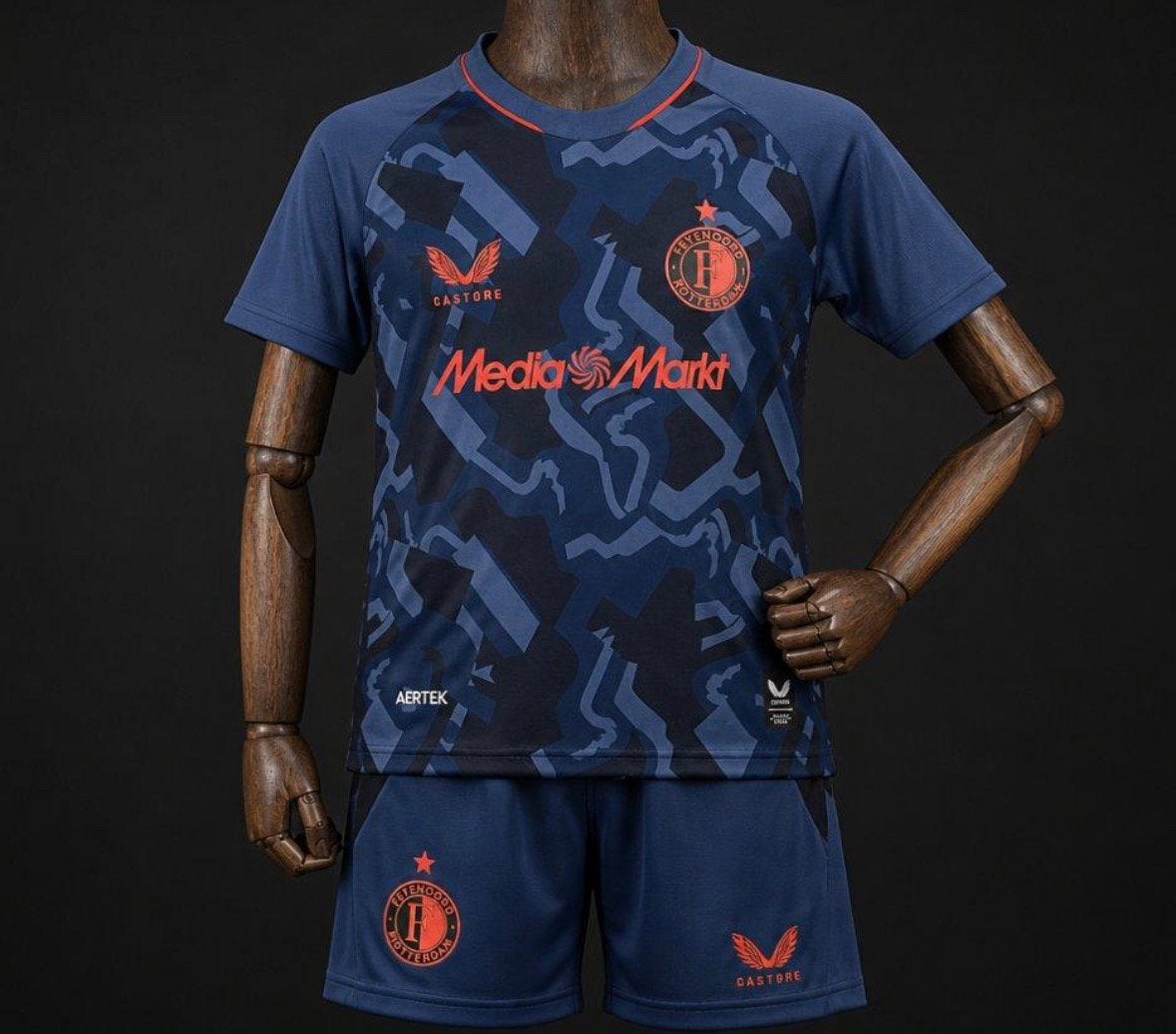 Feyenoord Rotterdam Voetbal Uit Tenue 2026/27, Maat XS of kleiner, Verzenden, Zo goed als nieuw, Shirt