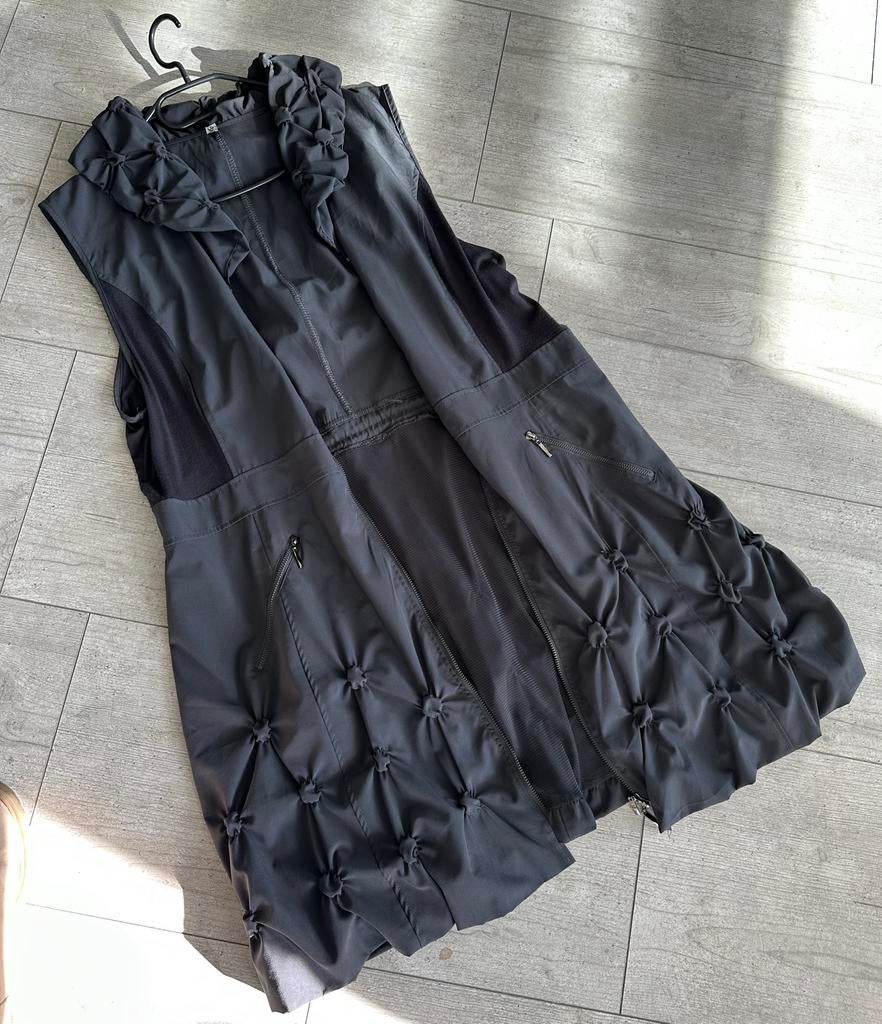 Lang mooi gilet / jasje , maat 40, Maat 38/40 (M), Blauw, Ophalen of Verzenden, Zo goed als nieuw